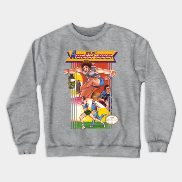 Wet Hot American Track & Field Crewneck Sweatshirt by DVD Bargain Bin